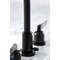 Kingston Brass FSC8930EFL Centurion Widespread Bathroom Faucet W/ Brass Pop-Up, Black FSC8930EFL - alternate 3